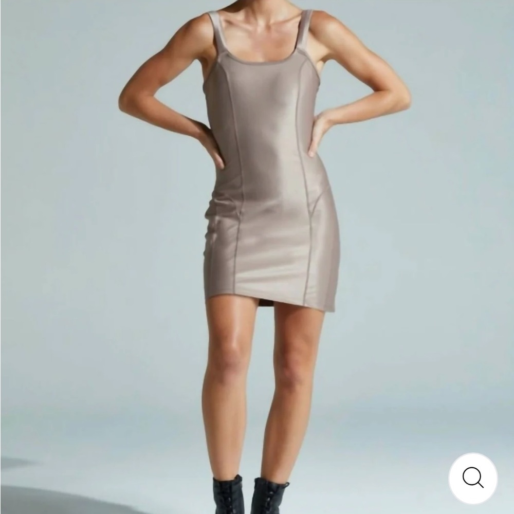 Noli M Liquid Dress in Almond NWT